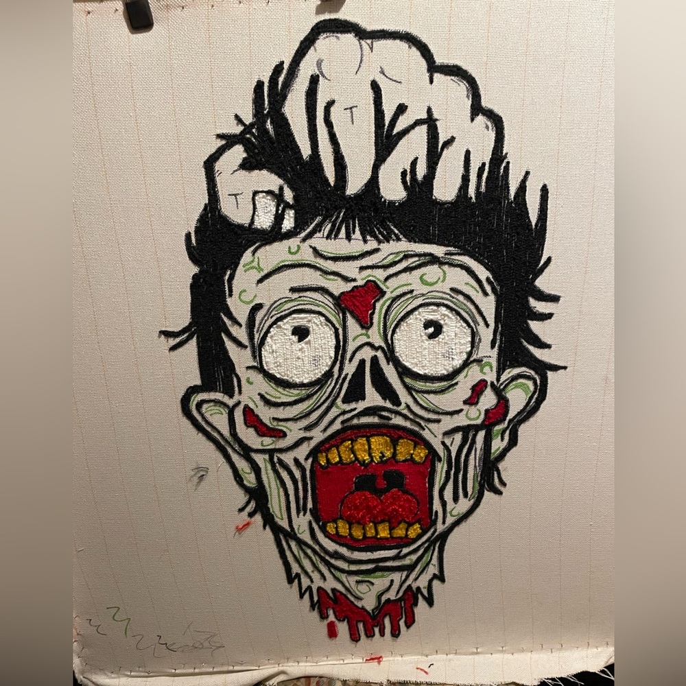 Handmade Zombie Rug - Picture 4 of 6